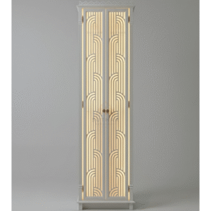 Premium Jali Corian Mandir With Door – Designer Corian Mandir With Jali Design – Suthar Handicraft