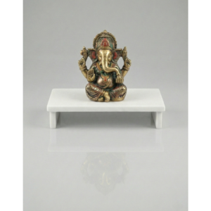 Aasan for Mandir in white Corian by Suthar Handicraft Mumbai