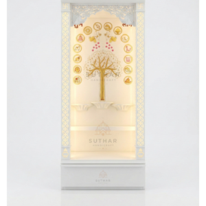 Luxury Jain Corian Mandir with Kalpavruksh and 14 Sapna by Suthar Handicraft