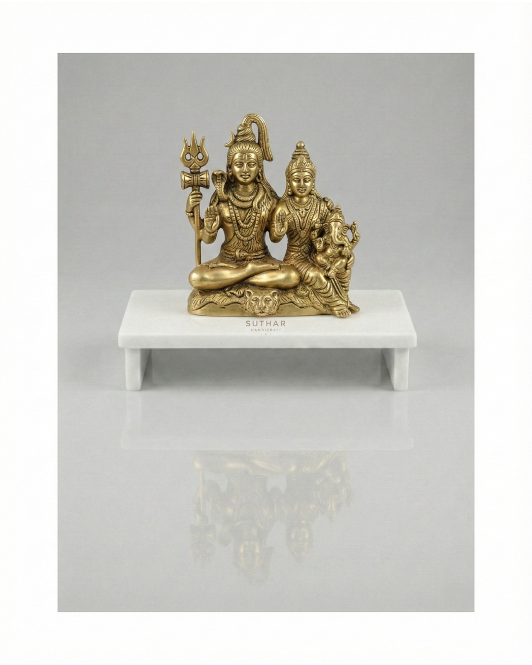 Corian aasan for mandir for idol placement by Suthar Handicraft Mumbai